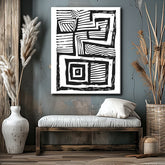 Painting by Numbers Modern Art Moving Lines